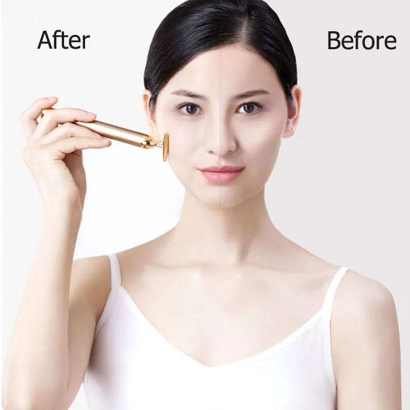 Xiaomi inFace Gold beauty Bar позолоченная Массажная головка скорость обмена веществ лифтинг для лица устранение отеков Спа Портативный beauty Bar