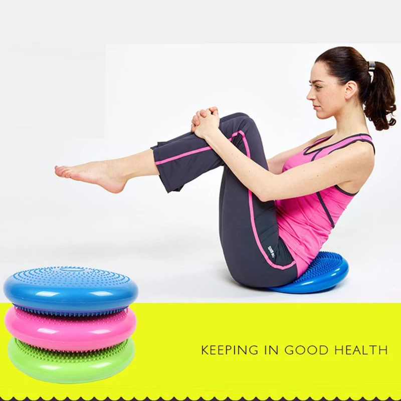 

34cm 9 colors Yoga Ball Physical Fitness Appliance Exercise Balance Ball Point Massage Stepping Stones Balance Pilates Ball