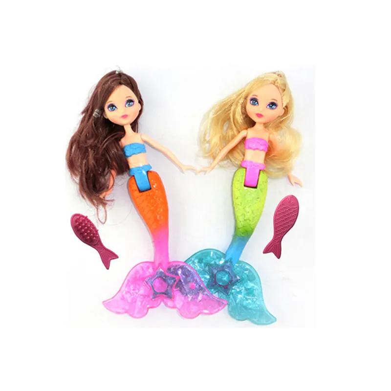 Водостойкая кукла русалки для купания, детская игрушка для девочек, разные цвета, плавательный бассейн, милый, высокое качество,, новинка года, лидер продаж - Цвет: 1