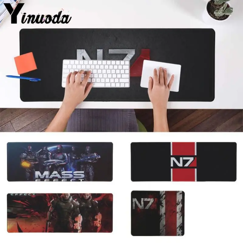 

Yinuoda In Stocked N7 Mass Effect Gamer Speed Mice Retail Small Rubber Mousepad Size for 250*290 300*900 400*900cm