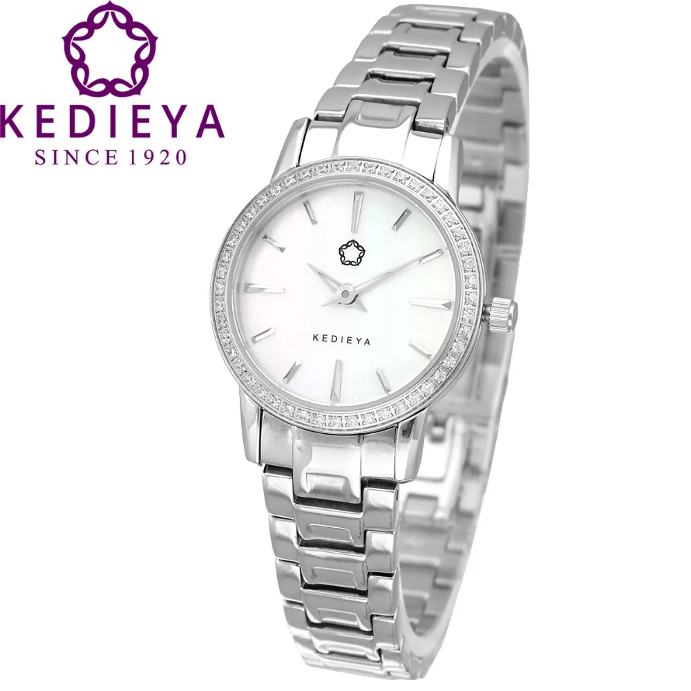 

KEDIEYA Top Brand Ladies Watches Zircon Diamond Mosaic 316L Steel 50M Waterproof Quartz Watch Dress Watches for Women Gifts