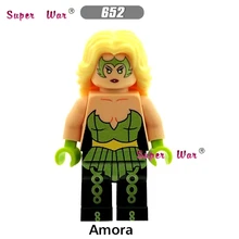 1 stücke super heroes Marvel comics Thor Ragnarok Amora Walküre bausteine spielzeug für kinder kits brinquedos menina(China)