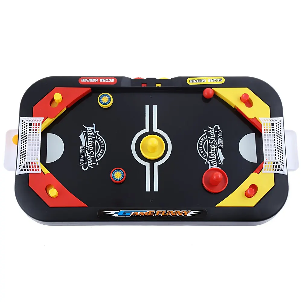 New Kids Children Hockey Game Toy 2 in 1 Fast Action Soccer Puck Hockey