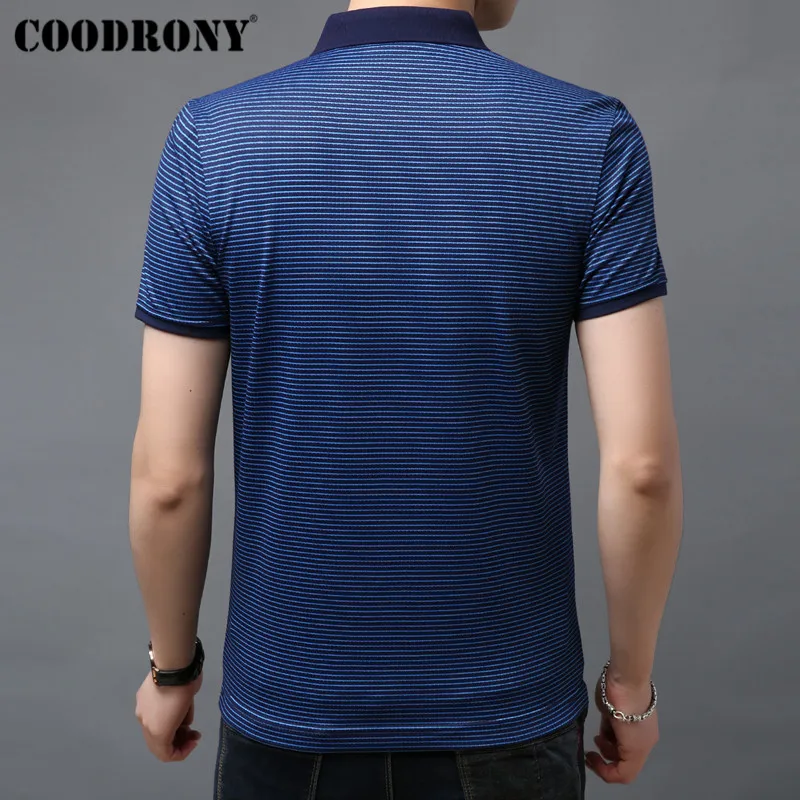 COODRONY Striped Short Sleeve T Shirt Men Cotton Tshirt Business Casual T-Shirt Men Clothing Spring Summer Men's T-Shirts S95054 COODRONY Striped Short Sleeve T Shirt Men Cotton Tshirt Business Casual T-Shirt Men Clothing Spring Summer Men's T-Shirts S95054
