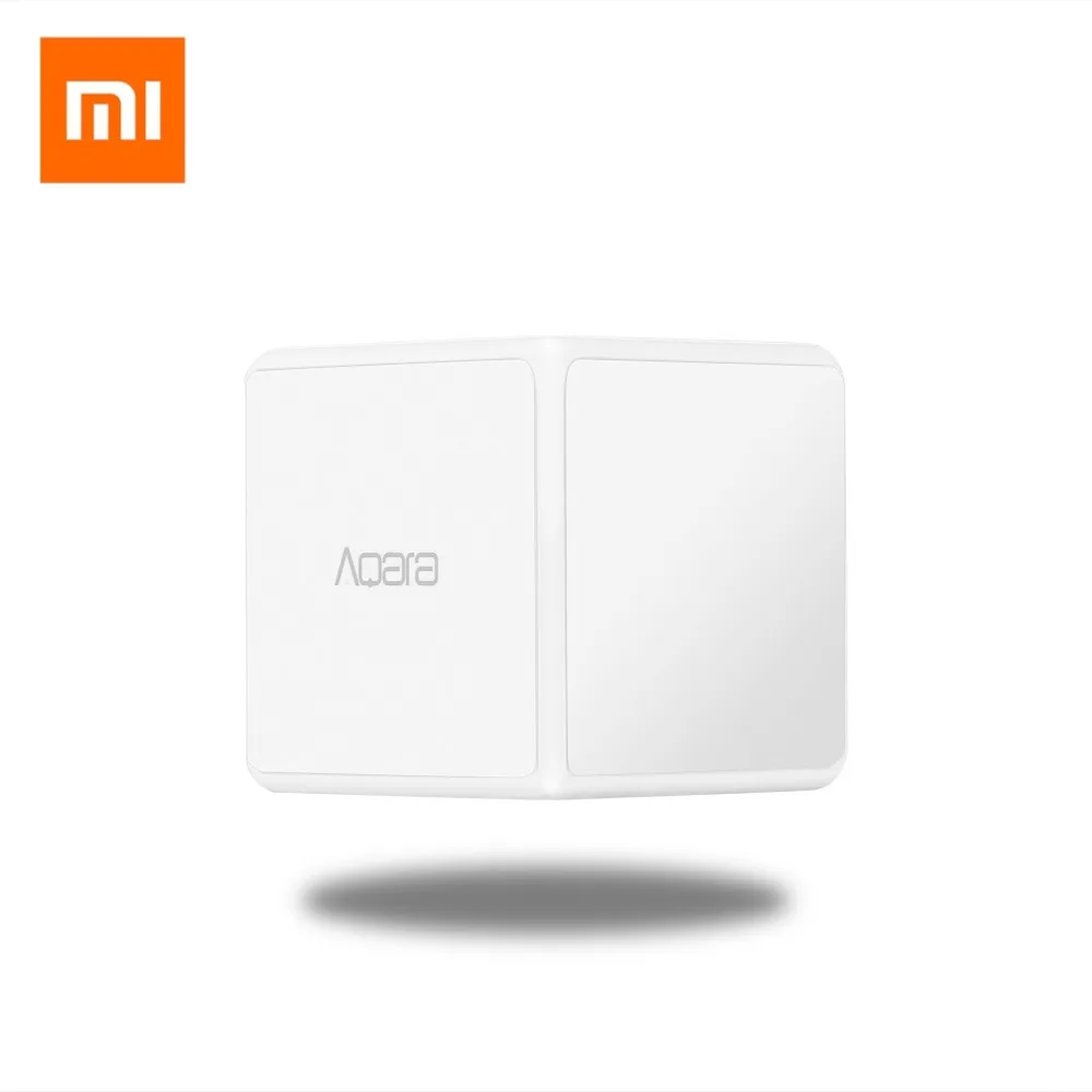 Оригинальный Xiaomi Aqara Cube умный дом контроллер Zigbee версия Контролируемая Поддержка