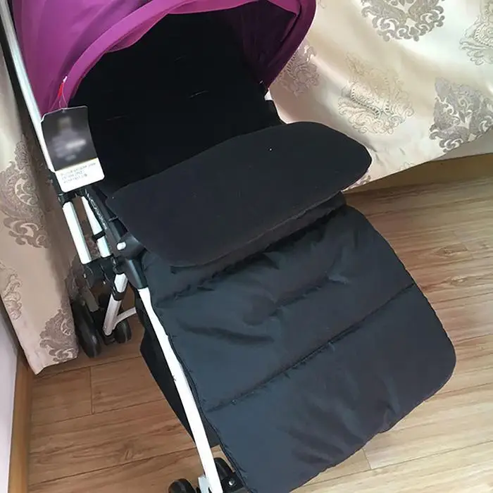 Детская коляска для сна мешок утолщение ветрозащитный Теплый ноги повседневное покрытие с молнией подушки осень и зима