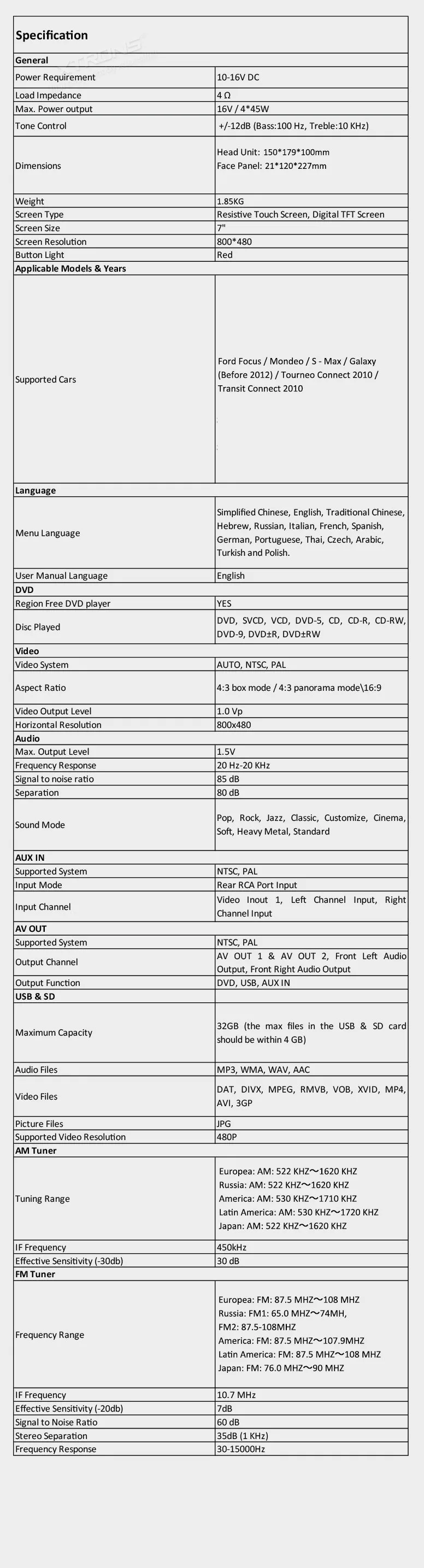 Clearance XTRONS 7" HD Radio 2 din Stereo Car DVD Player GPS For Ford Kuga 2008 2009 2010 2011 2012/Galaxy II Focus II Mondeo C-Max S-Max 16 Clearance XTRONS 7" HD Radio 2 din Stereo Car DVD Player GPS For Ford Kuga 2008 2009 2010 2011 2012/Galaxy II Focus II Mondeo C-Max S-Max 16