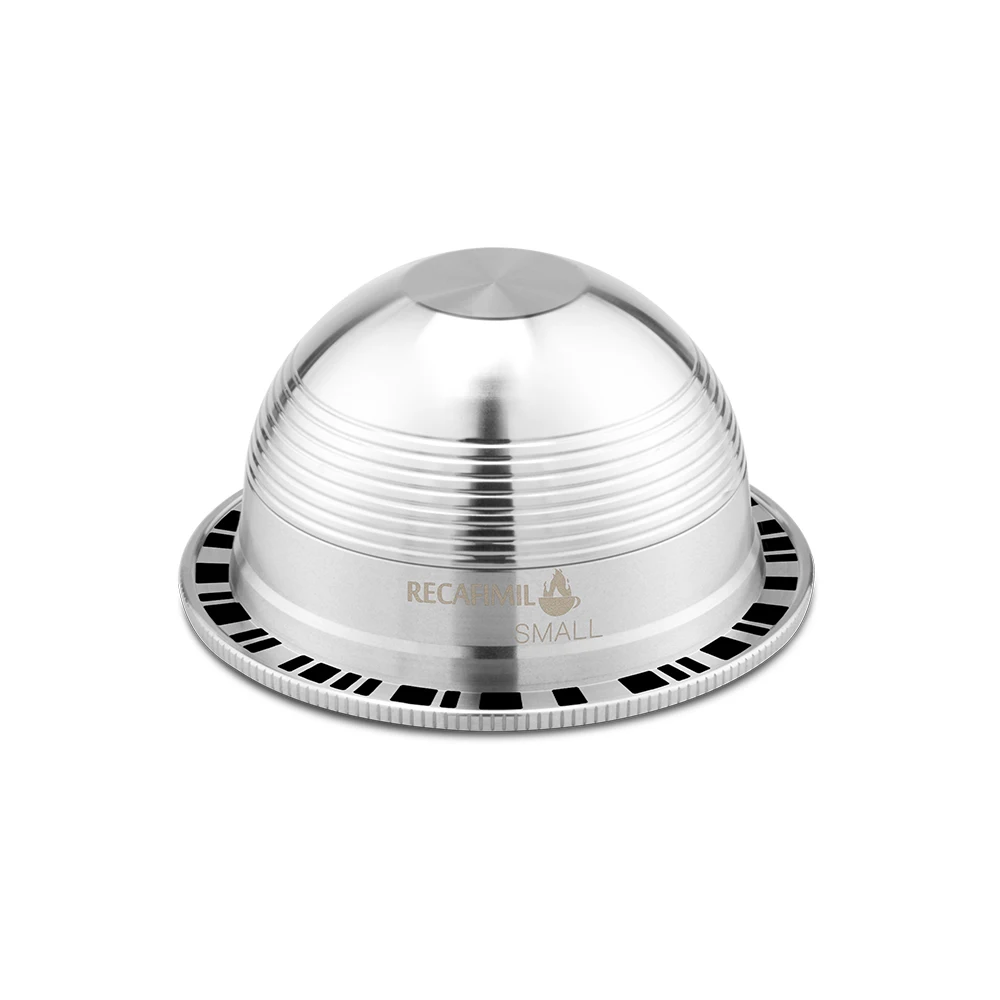 ICafilas Stianless стальной многоразовый Nespresso Vertuoline кофе фильтр для эспрессо маленькая