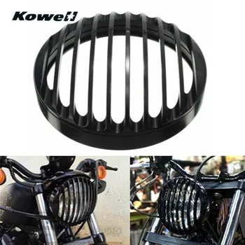 

KOWELL Retro Grill Motorcycle Headlight Cover for Harley Davidson Sportster XL883 XL1200 2004-2014 Lamp Hoods Headlight Grilles