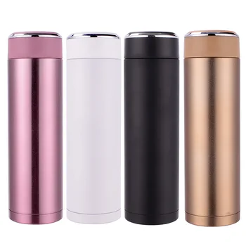 

450ml Fashion Thermos Water Bottle Vacuum Flask Insulation Cup Man Gift 304 Stainless Steel Tumbler Thermal Coffee Thermocup