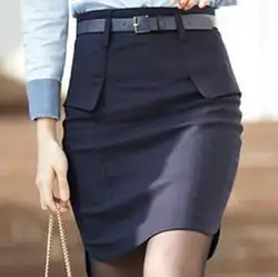 Новые модные классические женские юбки сплошной цвет хип тонкий ПР Юбки Плюс sizeXXL