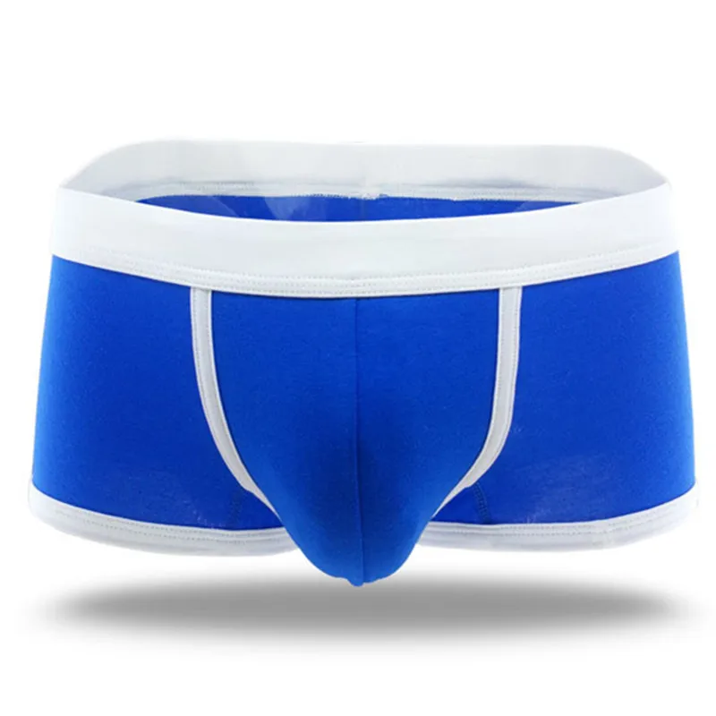 Mens Cotton Boxers Shorts Sexy U Convex Penis Pouch Underpant ...