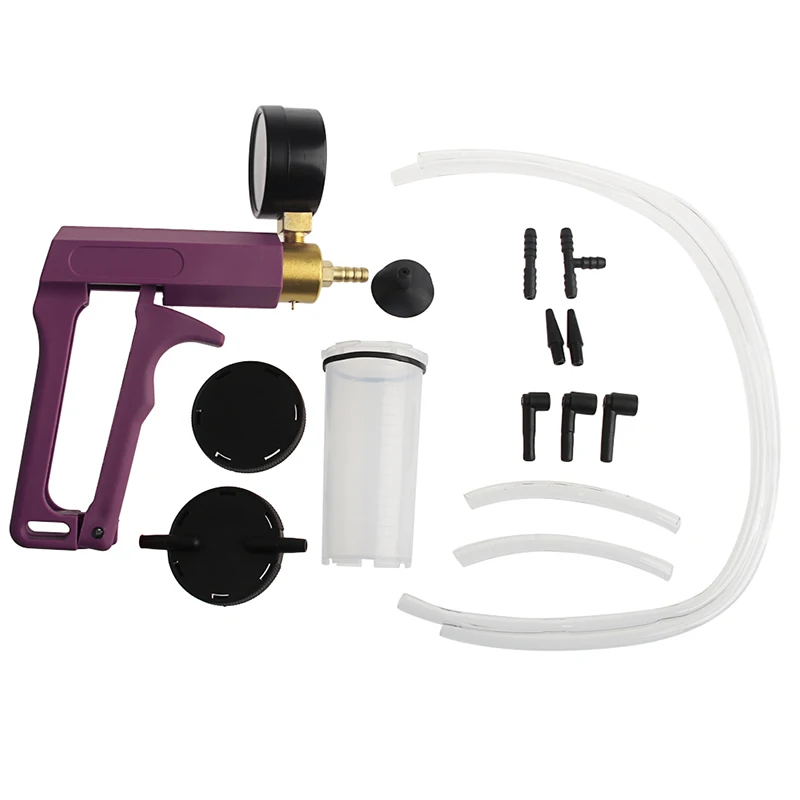 US $28.20 1 Set Compression Vacuum Testers Cars Motorcycles Hand Held Vacuum Tester Pump Brake Bleeder Gauge Diagnostic Service Set Tools