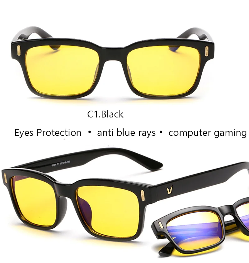 blue light blocking reading glasses Blue Ray Computer Glasses Men Screen Radiation Eyewear Brand Design Office Gaming Blue Light Goggle UV Blocking Eye Spectacles blue filter glasses