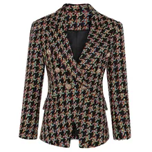 Цветное шерстяное двубортное пальто с длинными рукавами, куртка на лето, осень, весну, сексуальные вечерние, облегающие,, женская одежда