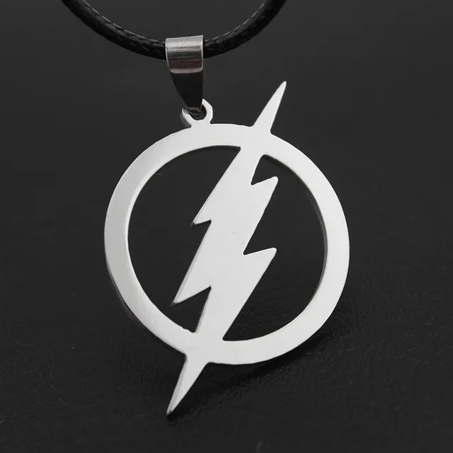 New Arrival DC Super Hero Flash Lightning Pendant Stainless Steel