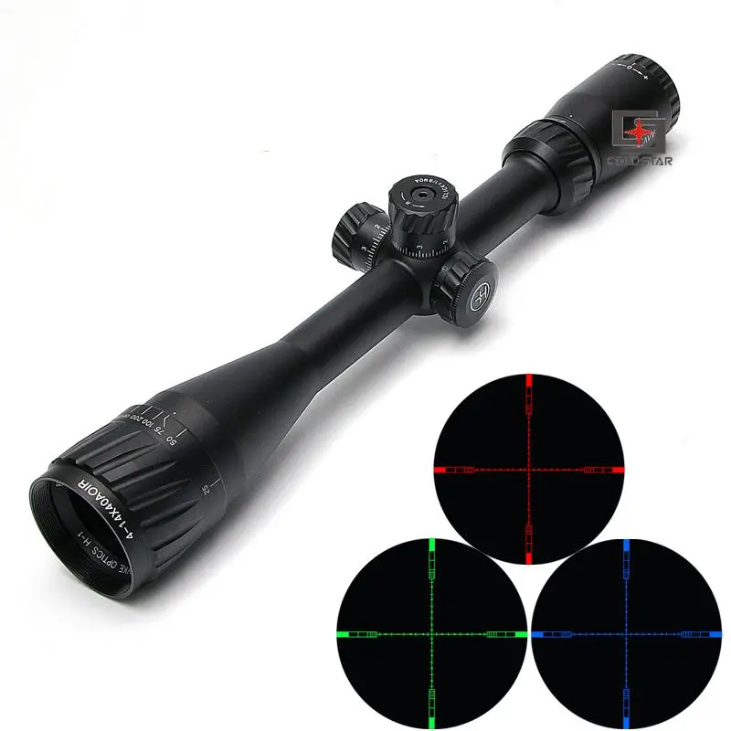 

Rifle Air 4-14X40 AOIR Hunting Military Optics Scope Sights For Rifles Fiber Optic Sights Tactical Sniper Long air Scopes