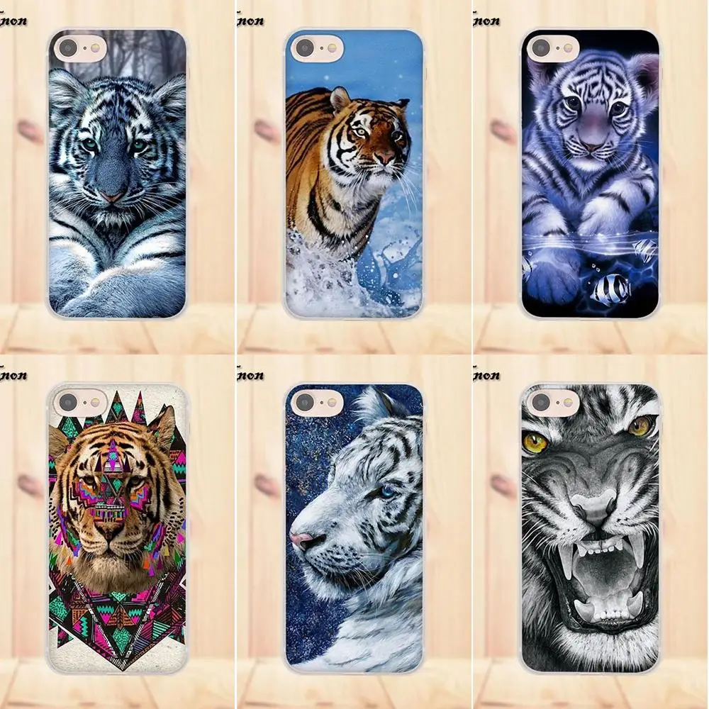Maerknon TPU Fashion Case For Xiaomi Redmi 4 3 3S Pro Mi3 Mi4 Mi4i Mi4C Mi5 Mi5S Mi Max Note 2 Blue Tiger | Мобильные телефоны и