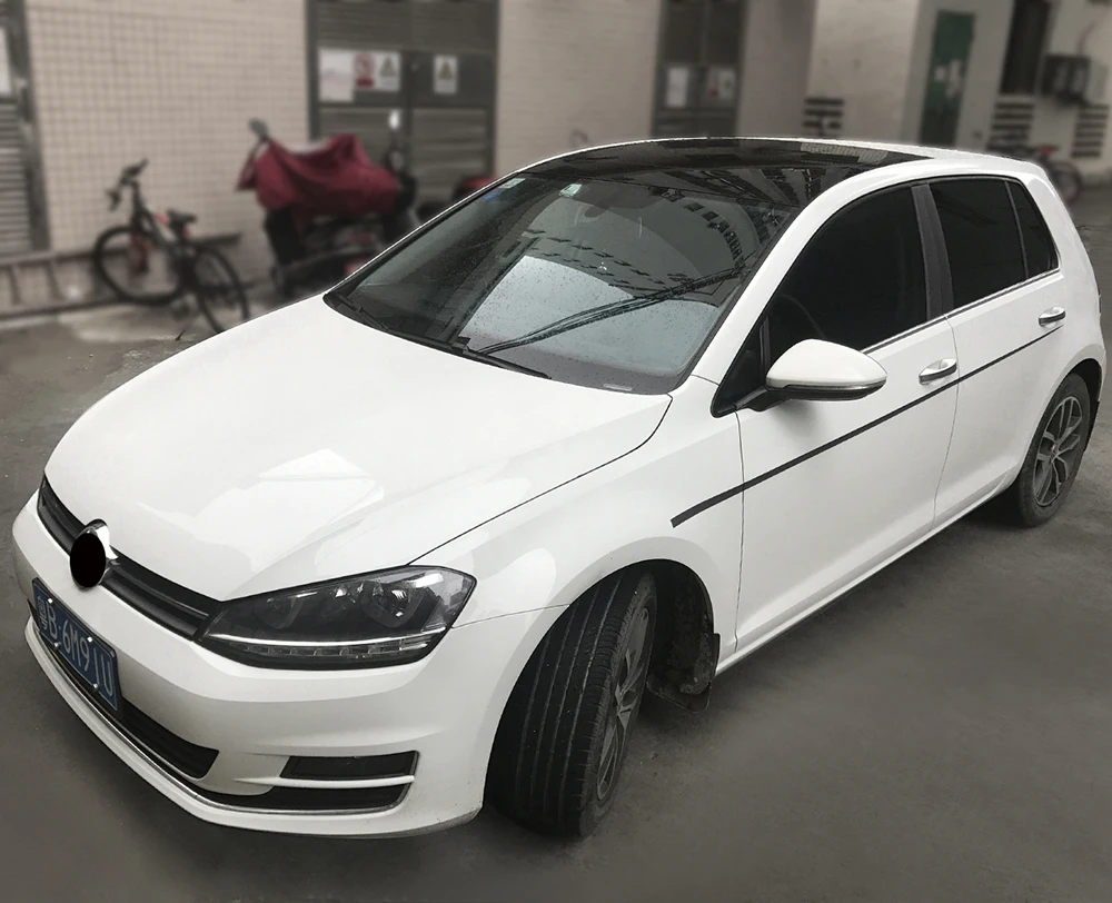 Наклейки на передний и задний бампер из углеродного волокна для Volkswagen VW Golf 7 MK7|car