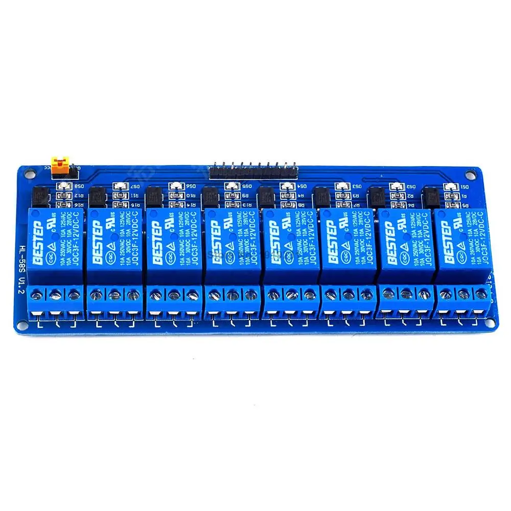 10PCS 8 Channel 12V Relay Module Relay Expansion Board 12V low level