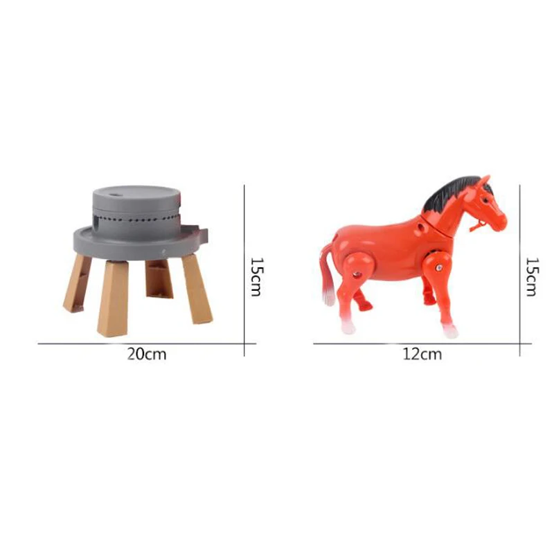 1 Set Novelty Electric Grinding Whirligig Horse Educational Toys for Kids Games 