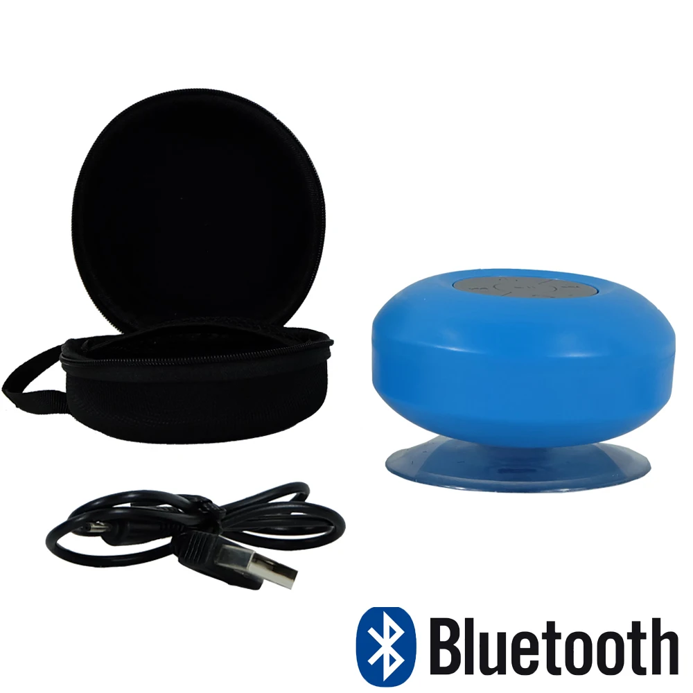 LED Wireless Bluetooth 4.0 Waterproof Outdoor & Shower Speaker Suction