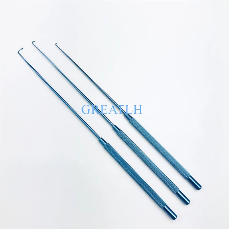 

Titanium Angled Krayenblhl Micro Nerve and vessel hook with probe pointed