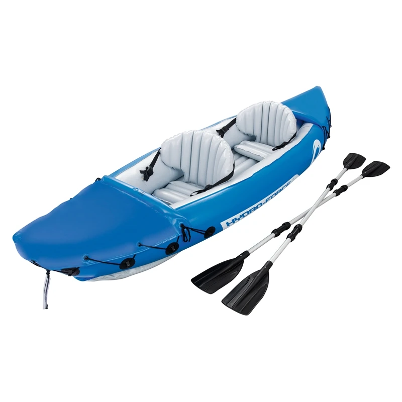 10ft inflatable 2 person lite rapid kayak float fishing