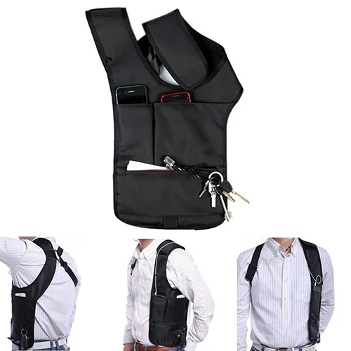 

Travel Safe Anti-Theft Hidden Underarm Shoulder Bag Double-Bag Design Pouch