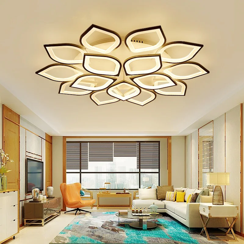 

Modern LED living room ceiling lamps Novelty Acrylic ceiling lights creative bedroom Fixtures dining room ceiling lighting
