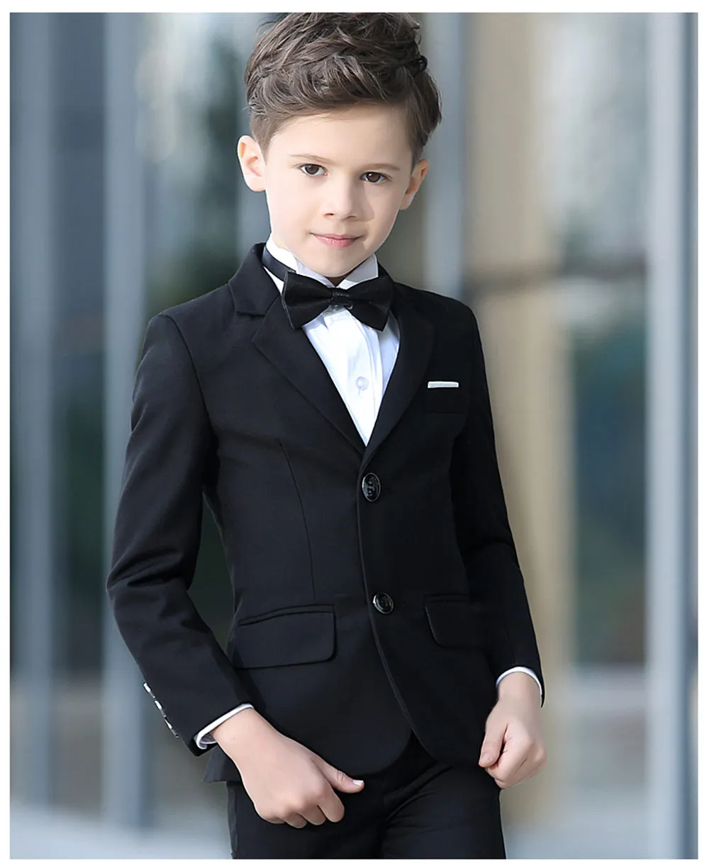 Boys Suits For Weddings Kids Prom Suits Black Wedding Suits Kids ...