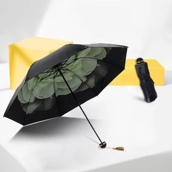 

Simanfei Umbrella Exquisit Female Folding windproof High Quality Expansion Fashion Beautiful Sunshine and Rain Creative Umbrella