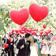5Pcs/Lot 36 Inch Helium Heart Love Big Latex Balloon Large Giant Ball Valentine's Day Birthday Party Wedding Decoration Balloons