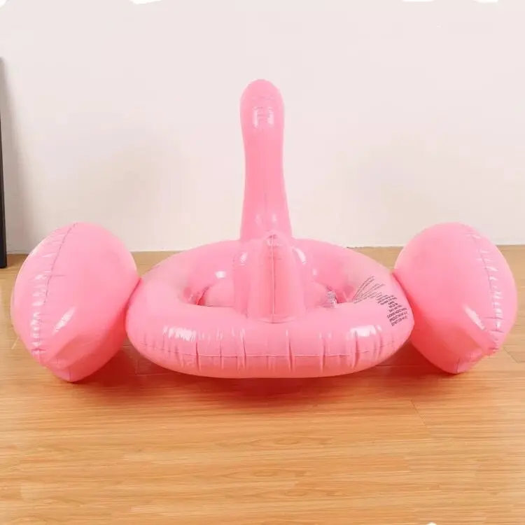 Надувная игрушка Фламинго 110*70 см, детское кресло для бассейна, обеденный стул, детский портативный игровой коврик, диваны - Цвет: pink