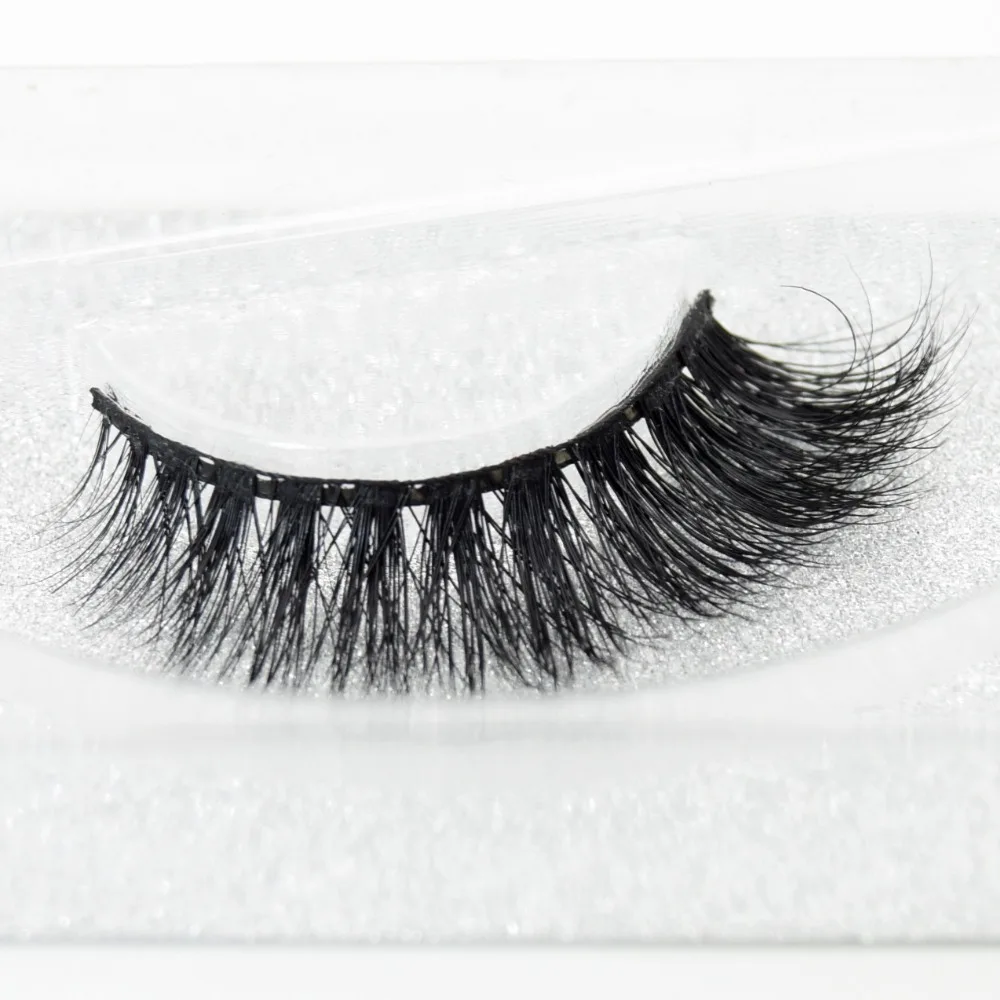 3D Real Mink False Eyelash Strip Mink Lashes Thick Fake False Eyelashes Makeup Beauty Handmade 100% Glitter Packing D101