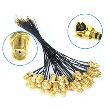 20 см Удлинительный кабель P-SMA(женский без штифта) переборка к Ufl./разъем IPX 1,13 Кабель