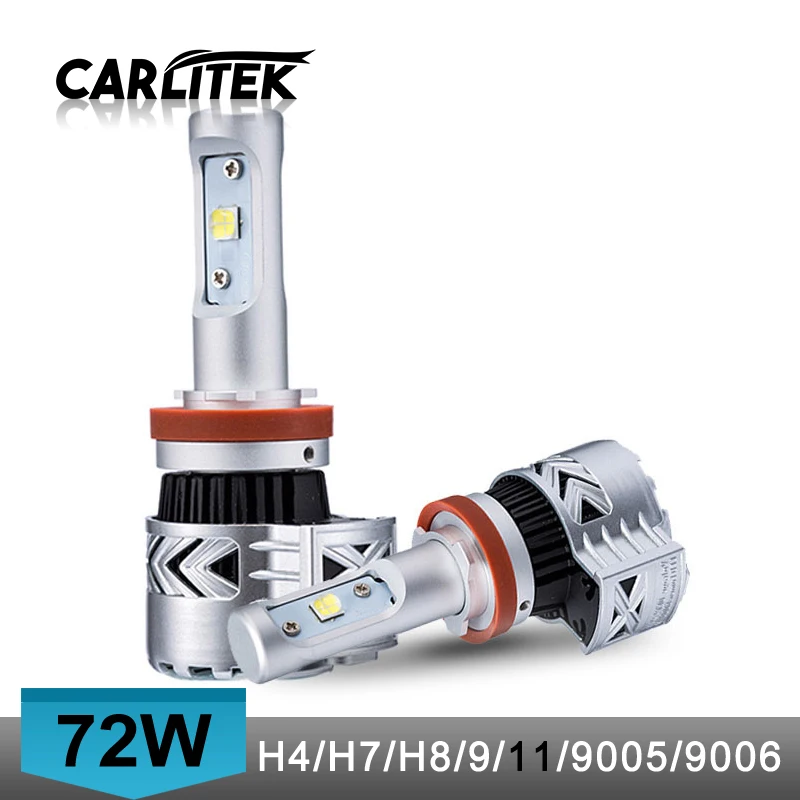 72 Вт 12000LM авто СВЕТОДИОДНЫЕ Фары Комплект H11 H4 Hi/lo Луч Высокой Power led лампы H7 H8 H9 9005 HB3