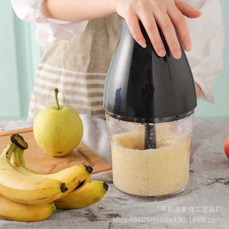

Electric Fruit Juicer Cooking Ground Meat Baby Food Supplement Machine Stainless Steel Cutter Head 8 Seconds Fast Ground Meat