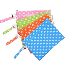 Dumei A4 Сумка для документов двойной молнии ткань Оксфорд с белыми пятнами Конференц-зал портативный информации Канцелярские хранения