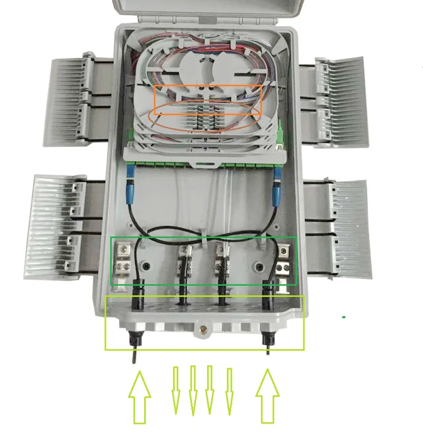 [Grandway ODN] FTTH 16 ядер внутренней и наружной оптоволоконной клеммной коробки FTB F2H-FTB-16-C