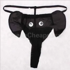 Men's Briefs Elephant Lingerie Leopard Thongs G-strings Sexy Underwear