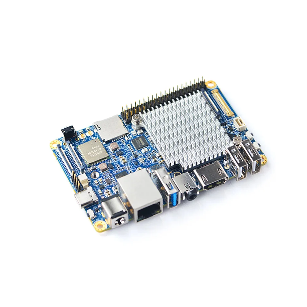 NanoPC T4 с открытым исходным кодом RK3399 ARM Development Board DDR3 RAM 4 Гб Гбит/с Ethernet Поддержка