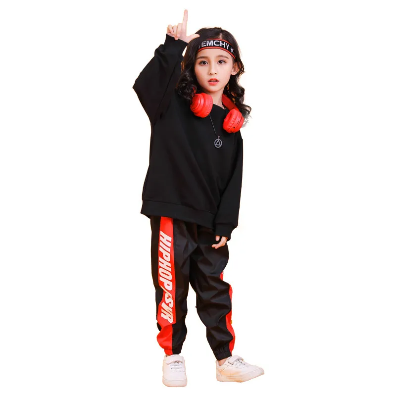 Baby boy Girl summer clothes set 2019 8 10 12 14 16 18years dance costume kids hip hop kids toddler girl fashion clothes outfit (15)