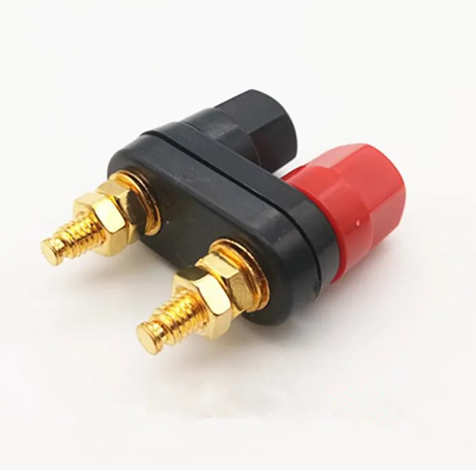 

Banana plugs Couple Terminals Red Black Connector Amplifier Terminal Binding Post Banana Speaker Plug Jack Tools