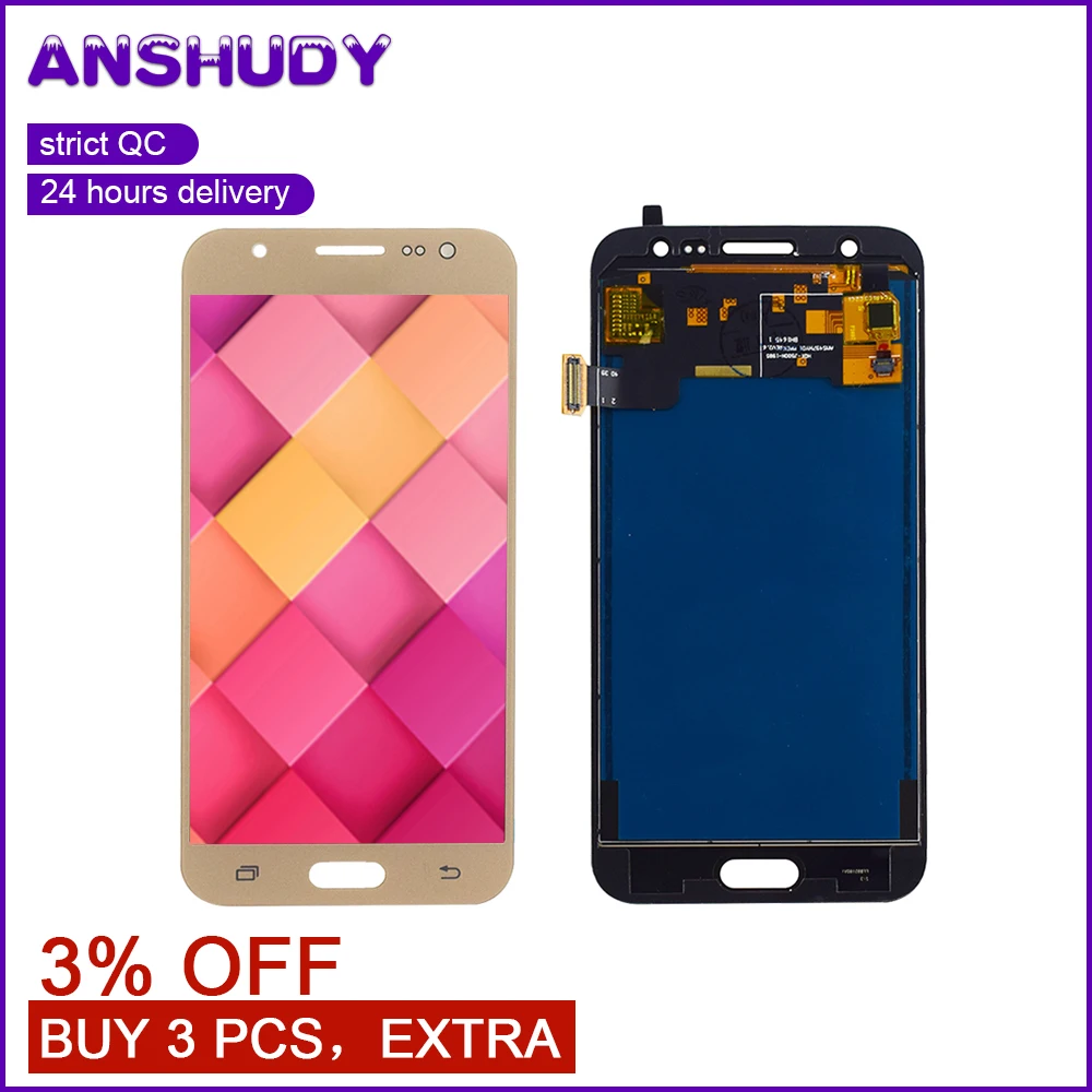 J500H ЖК сенсорный экран дигитайзер сенсор стекло в сборе для Samsung Galaxy J5 J500 2015 J500F J500FN