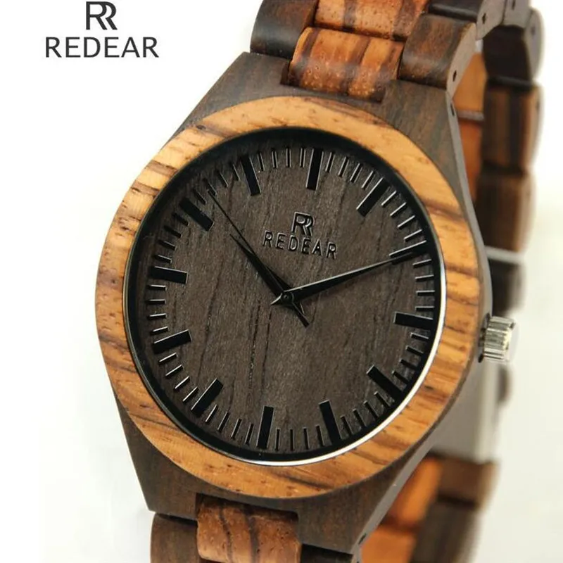 REDEAR913 font b all b font bamboo material luxury men s font b watch b font