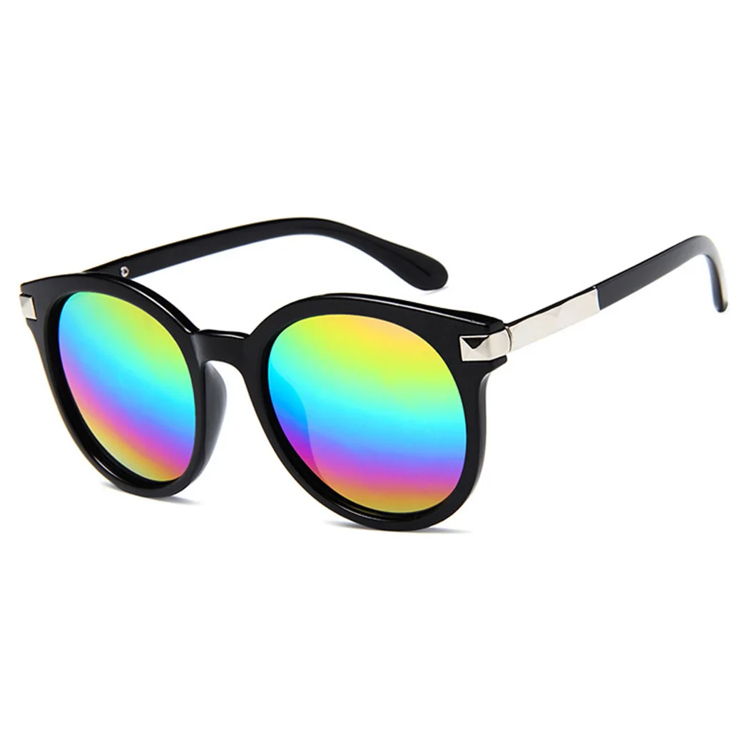 Female Colorful Reflective Sun Glasses Korean Style Sunglasses Mercury Eyewear Brand Design Oval Lens Cat Frame Glasses UV400 Female Colorful Reflective Sun Glasses Korean Style Sunglasses Mercury Eyewear Brand Design Oval Lens Cat Frame Glasses UV400