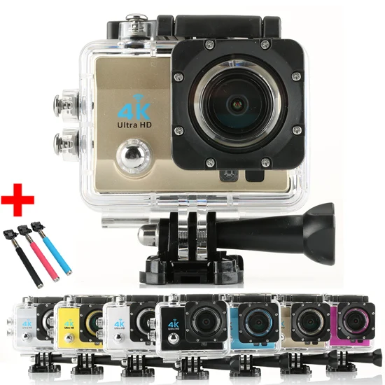 

Ultra HD 4K WIFI Action Camera Sports Camera 1080P Full HD 60FPS 2.0 inch 170 Wide Lens 30M Waterproof Helmet Video Camcorder