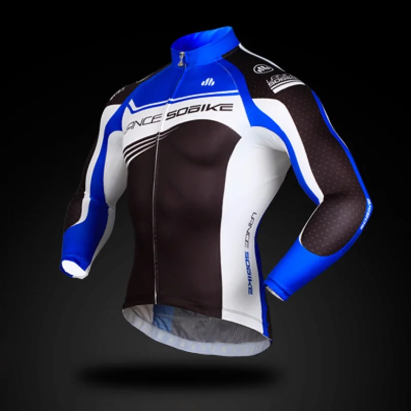 Factory outlets! Quick-drying breathable classic winter cycling clothing men's long-sleeved shirt mens jersey | Спорт и