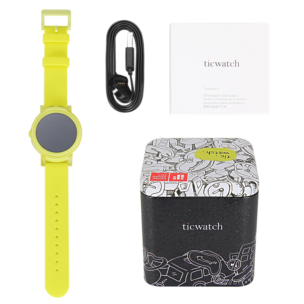 Ticwatch E gps Смарт часы Android Wear MT2601 Dual Core Bluetooth 4 1 WI FI телефон Heart Rate IP67
